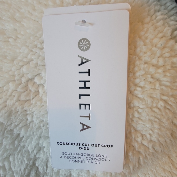 Athleta Concious Cut Out Crop sports bra - Picture 3 of 4